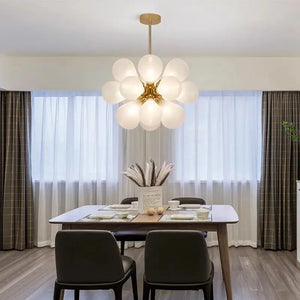 Glass Bubble Ceiling Light Amber&Blue&White Seus Lighting