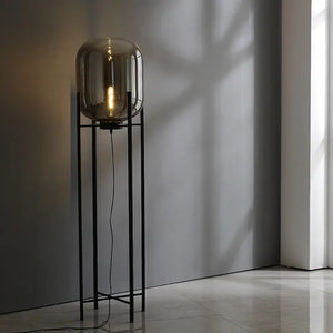 Glowlia Glass Shade Floor Lamp Seus Lighting