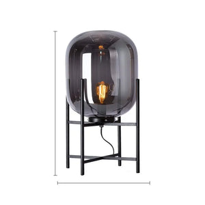 Glowlia Glass Shade Floor Lamp Seus Lighting