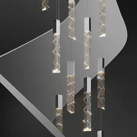 Hanging Light Fixture For Stairwell, Staircase, Hallway  Seus Lighting