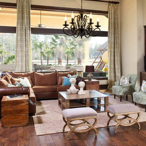 Hazel Black Rustic Outdoor Chandelier Seus Lighting