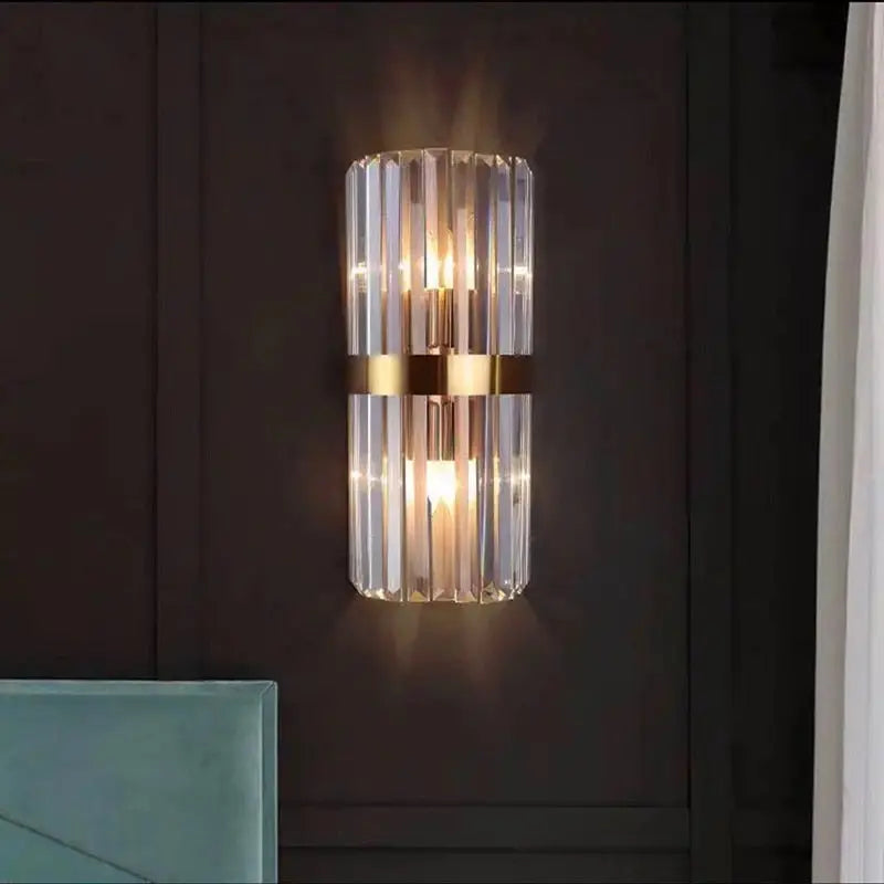 Hilda Crystal Wall Sconce Lighting Seus Lighting