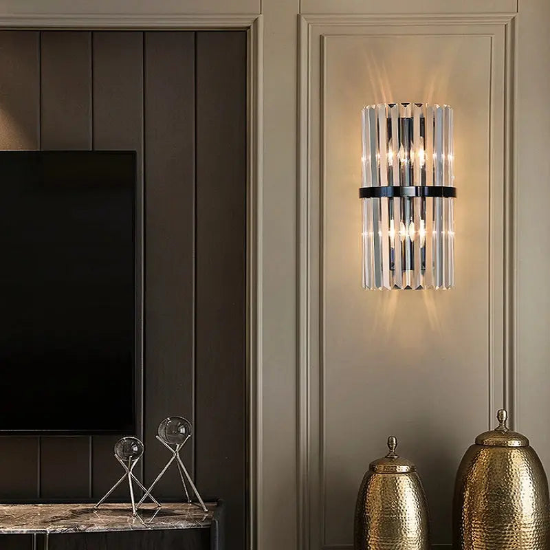 Hilda Crystal Wall Sconce Lighting Seus Lighting