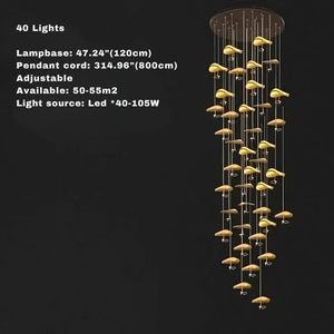 Jenissa Vintage Staircase Chandelier Seus Lighting