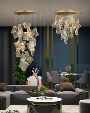 Jonas Postmodern Style Staircase Pendant Chandelier Light Seus Lighting