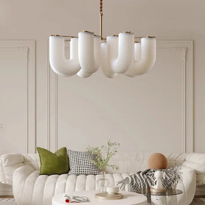 Judi Modern White Chandelier Seus Lighting