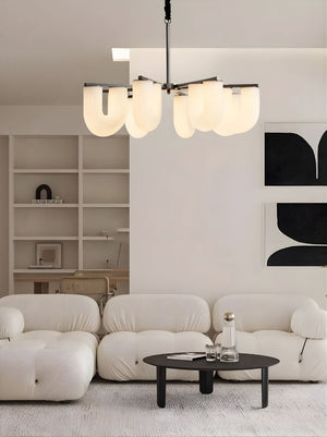 Judi Modern White Chandelier Seus Lighting