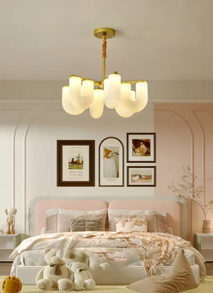 Judi Modern White Chandelier Seus Lighting