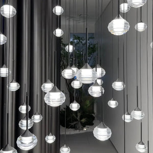 Kely Drop Stairwell Pendant Light Seus Lighting