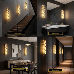 Kesty Modern Marble Wall Sconce Seus Lighting