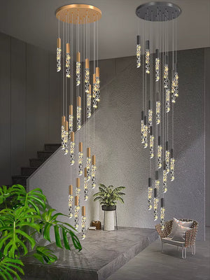 Large Crystal Chandeliers for High Ceilings Seus Lighting