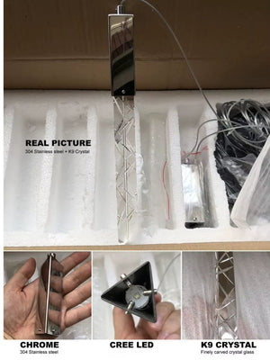 Large Crystal Chandeliers for High Ceilings Seus Lighting