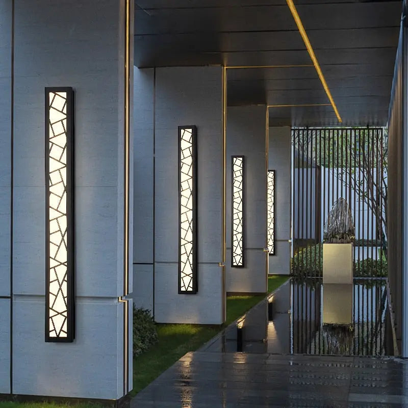 Large Modern Outdoor Wall Lights Seus Lighting