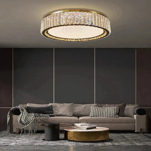 Lark Crystal Flush Mount Chandelier Seus Lighting