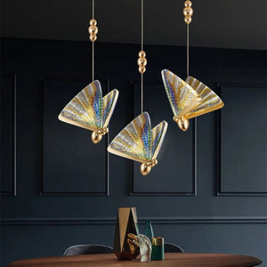 Led Butterfly Pendant Lights Seus Lighting
