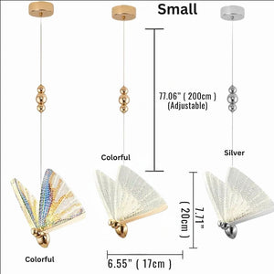 Led Butterfly Pendant Lights Seus Lighting