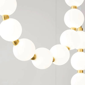 Lexi Modern Acrylic Orb Chandelier Seus Lighting