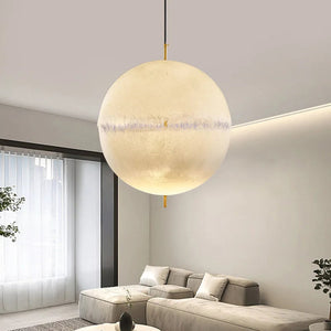 Lissa Copper Sphere Pendant Lamp Chandelier Seus Lighting