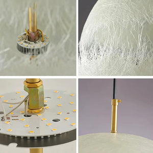 Lissa Copper Sphere Pendant Lamp Chandelier Seus Lighting