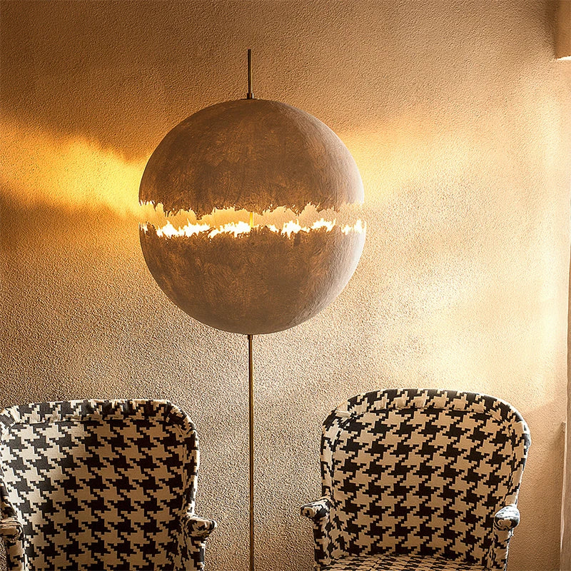 Lissa Modern Led Whote Sphere Floor Lamp Seus Lighting