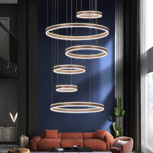 Lucy Modern Staircase Chandelier Seus Lighting