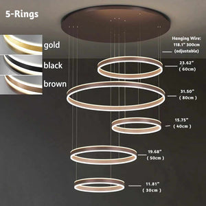 Lucy Modern Staircase Chandelier Seus Lighting
