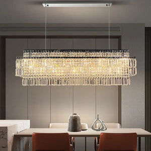 Luxury Linear Krsystal Chandelier Seus Lighting