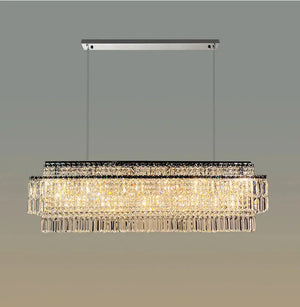 Luxury Linear Krsystal Chandelier Seus Lighting