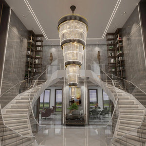 Luxury Oversize Crystal Chandelier Seus Lighting