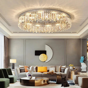 Lyla Crystal Flush Mount Ceiling Light Seus Lighting