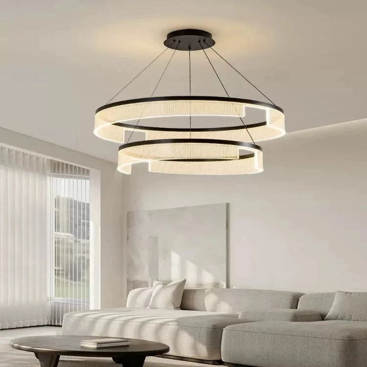 Mae Led Ring Chandelier Seus Lighting