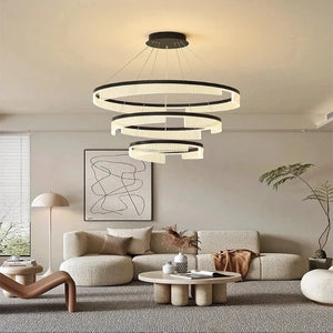 Mae Led Ring Chandelier Seus Lighting