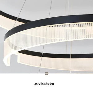 Mae Led Ring Chandelier Seus Lighting