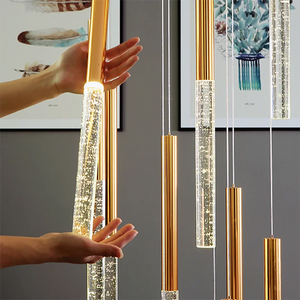 Mina Crystal Entryway Light Fixtures High Ceiling Seus Lighting