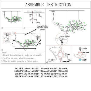 Minas Rustic Tree Branch Chandelier Seus Lighting