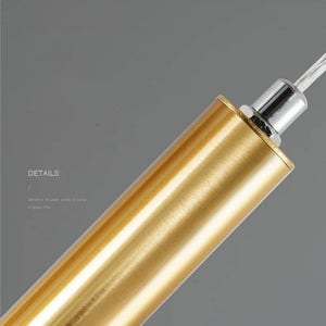 Modern Black & Gold Dining Room Ceiling Fixture Seus Lighting