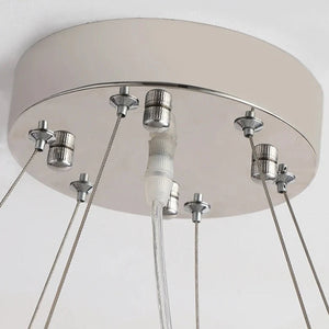 Modern Crystal Beaded Chandelier for Staircase&Foyer Seus Lighting