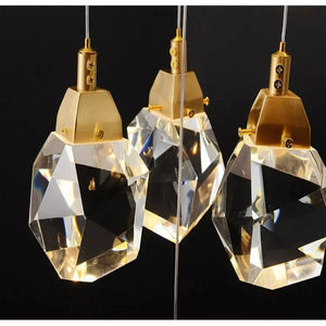 Modern Crystal Chandelier for High Ceiling Living Room Seus Lighting