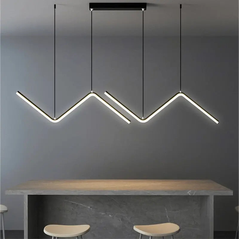 Modern LED Chandelier Lighting for Dining Room Seus Lighting