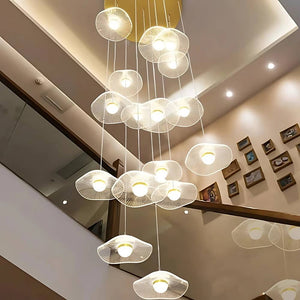 Modern Mushroom Lotus Leaf Led Chandelier Seus Lighting