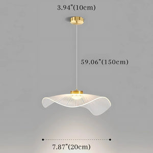 Modern Mushroom Lotus Leaf Led Chandelier Seus Lighting