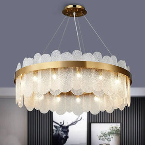 Modern Rock Crystal Chandelier Seus Lighting