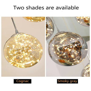 Modern Spiral Chandelier for Staircase Seus Lighting