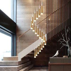 Modern Staircase Chandelier Lighting Seus Lighting