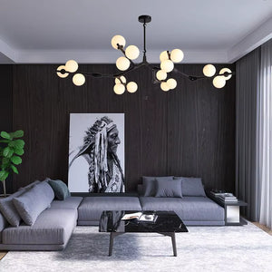 Modern Tree Branch Ceiling Light Fixture Gold / 18 Lights / Cold Light 6000K Seus Lighting