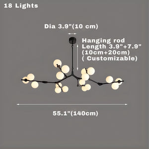 Modern Tree Branch Ceiling Light Fixture Seus Lighting