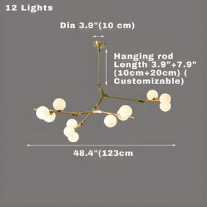 Modern Tree Branch Ceiling Light Fixture Seus Lighting