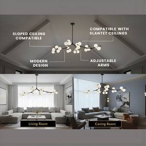 Modern Tree Branch Ceiling Light Fixture Seus Lighting