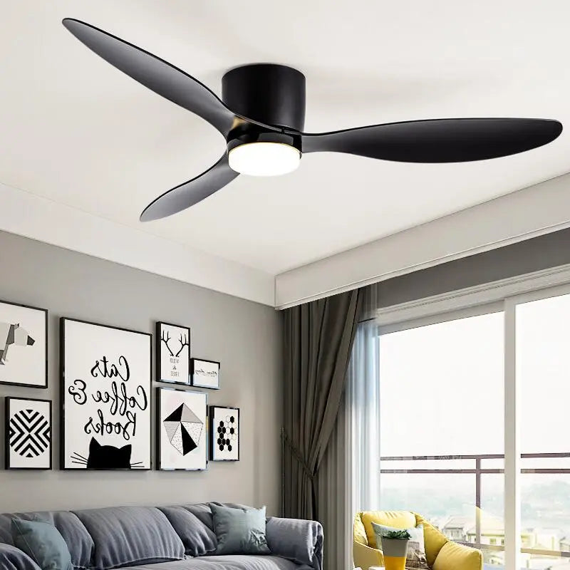Muriel Modern White Ceiling Fan Model3withlight52Inch220V Seus Lighting