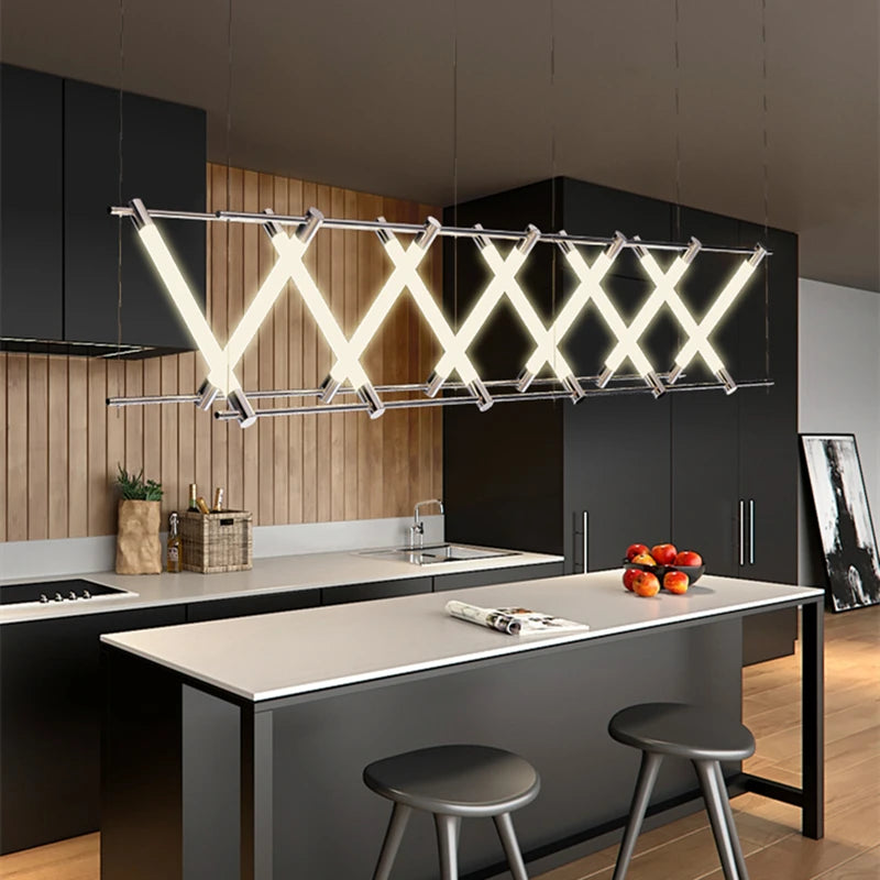 Nina Contemporary LED Kitchen Island Light Seus Lighting